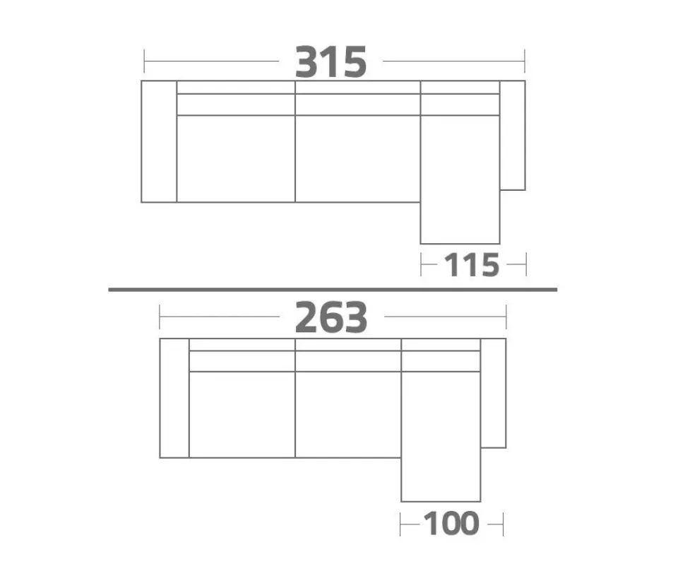 Divano modello Divano in memory due misure diversi rivestimenti di Md work in offerta