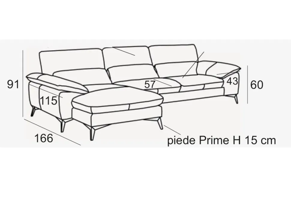 Divano modello Divano in memory due misure diversi rivestimenti di Md work in offerta