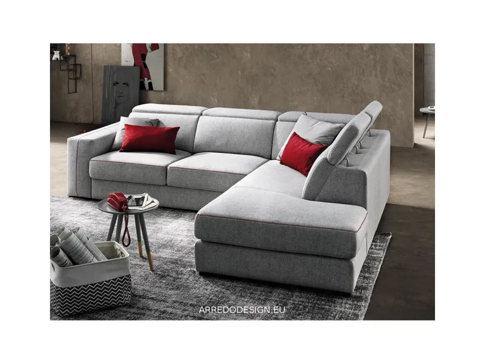 Divano moderno tessuto Astor di Le comfort con sconto del - 35%