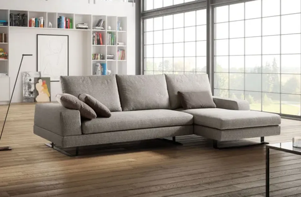 Divano moderno tessuto Melody di Samoa con sconto del - 35%