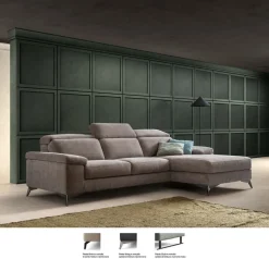 Divano moderno tessuto Space action-1 di Samoa con sconto del - 35%