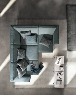 Divano Mono angolo di Samoa in stile moderno a prezzo Outlet