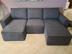 Divano Mono tessuto in poliuretano  Samoa in Offerta Outlet