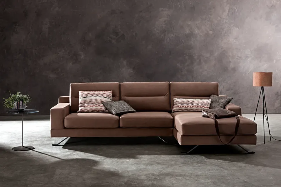 Divano Newport Samoa con penisola, OFFERTA -30%! Design moderno.