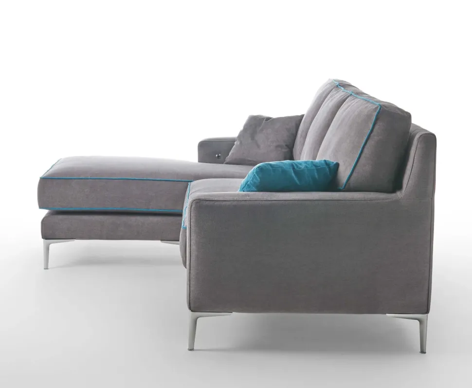 Divano Olga in Tessuto sfoderabile di Salvetti scontato 40%