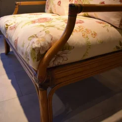 Divano Ortensia tessuto in misto piuma  Artigianale in Offerta Outlet