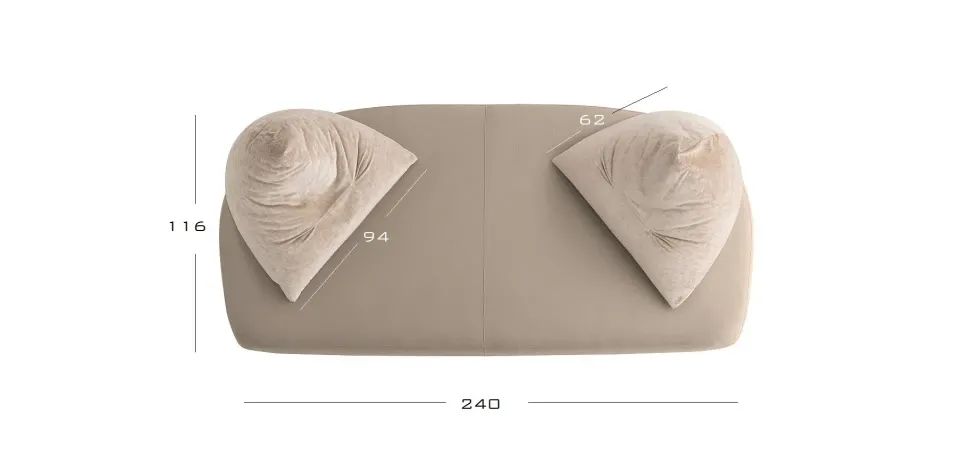 Divano Papilo 3 posti Ditre Italia: prezzo su richiesta. Compra ora!