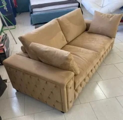 Divano Pelle nabuk pronta consegna Md work OFFERTA OUTLET