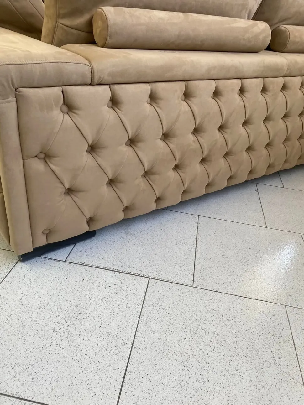 Divano Pelle nabuk pronta consegna Md work OFFERTA OUTLET