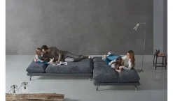 Divano Rock tessuto in poliuretano  Excò in Offerta Outlet