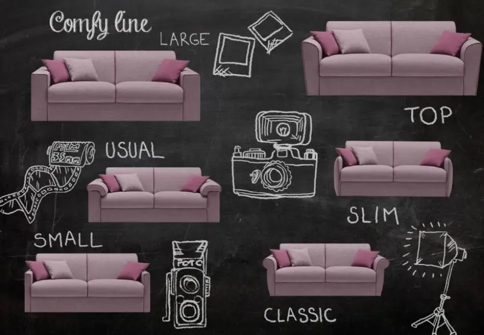 Divano Samoa modello Comfy