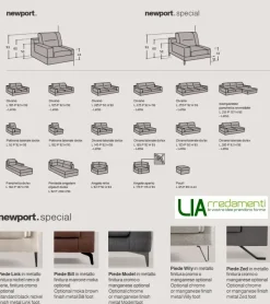 Divano Samoa Newport special PREZZI OUTLET sconto 35%