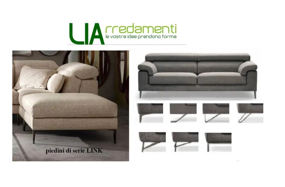 Divano Step special-2 di Samoa in stile moderno a prezzo Outlet