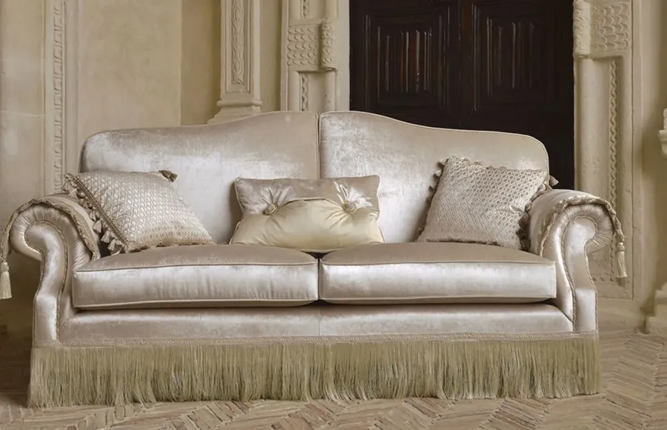 Divano tessuto in misto piuma Md work a prezzo scontato