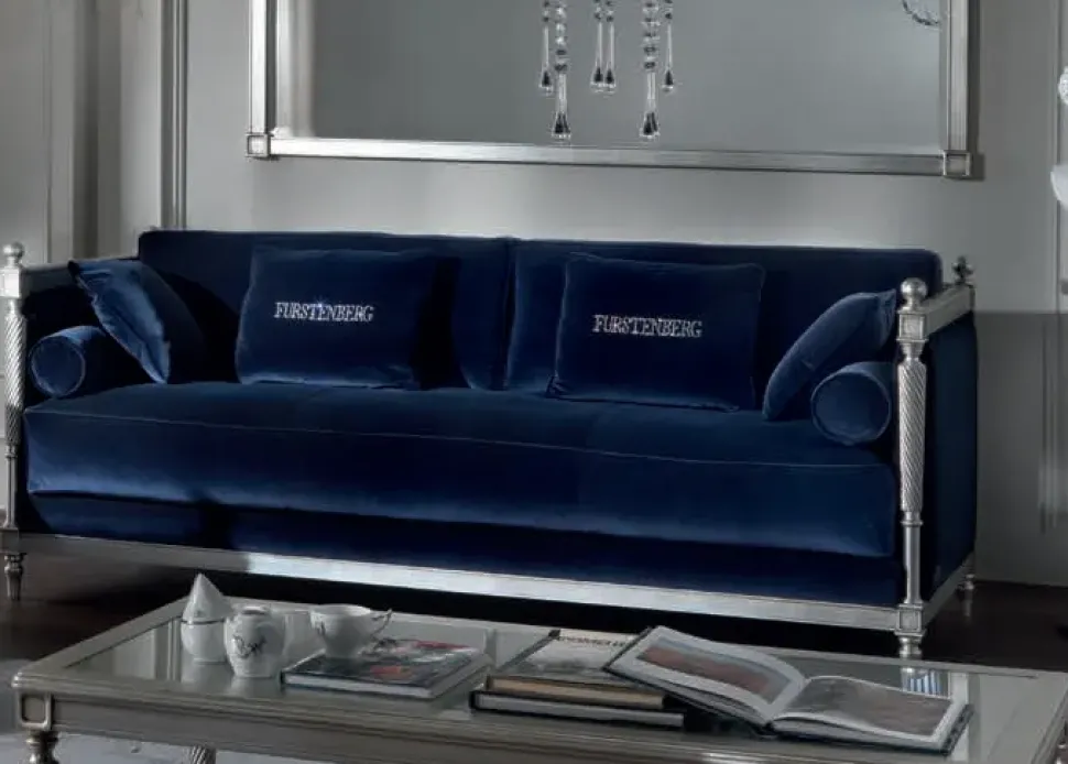 Divano tessuto in piuma Md work a prezzo scontato