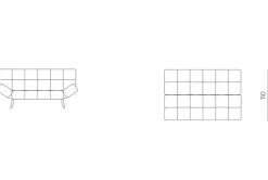 Divano Vintage Artigianale in Tessuto a 690€