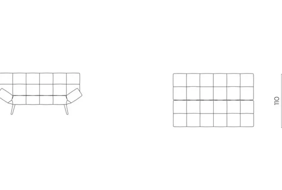 Divano Vintage Artigianale in Tessuto a 690€