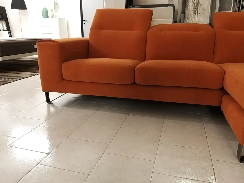 Divano Zippy in Tessuto Samoa a prezzo ribassato