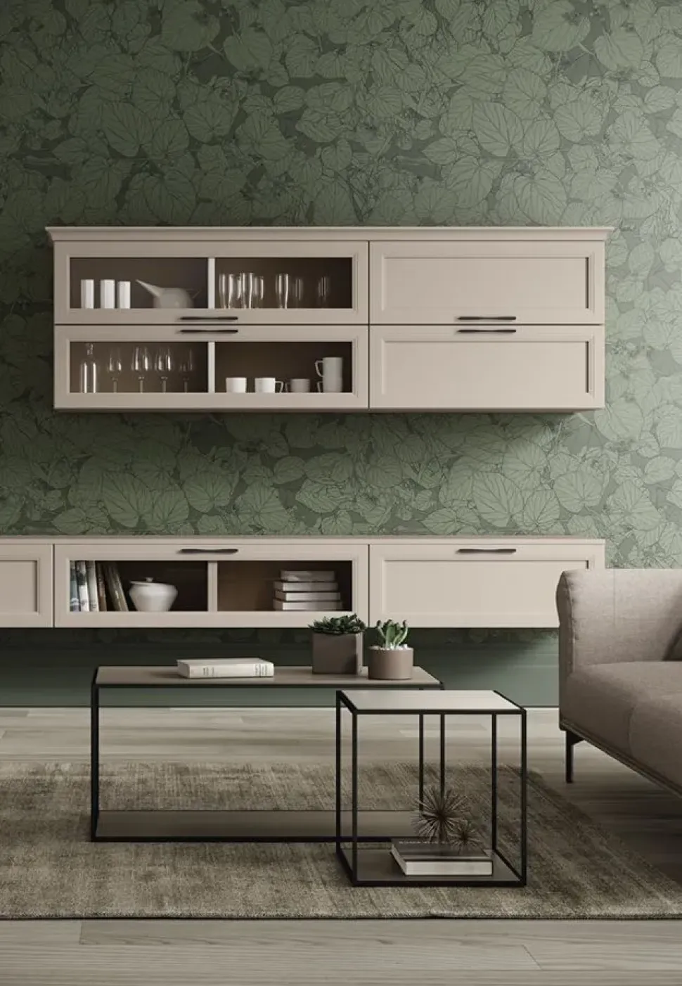 Febal Arcadia as 107: composizione per la zona giorno in Offerta Outlet. Un'idea di stile per l'architetto moderno.