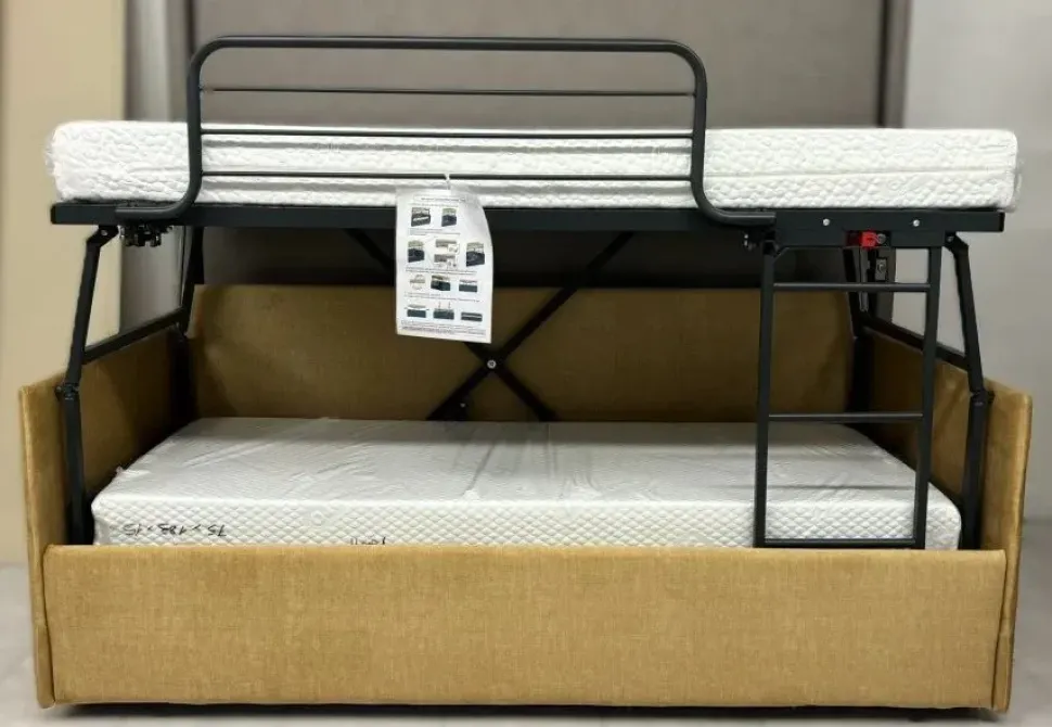 Letto Divano letto a castello royal Artigianale in Tessuto a 2070€