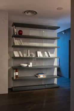 Libreria Air Lago in stile design con forte sconto