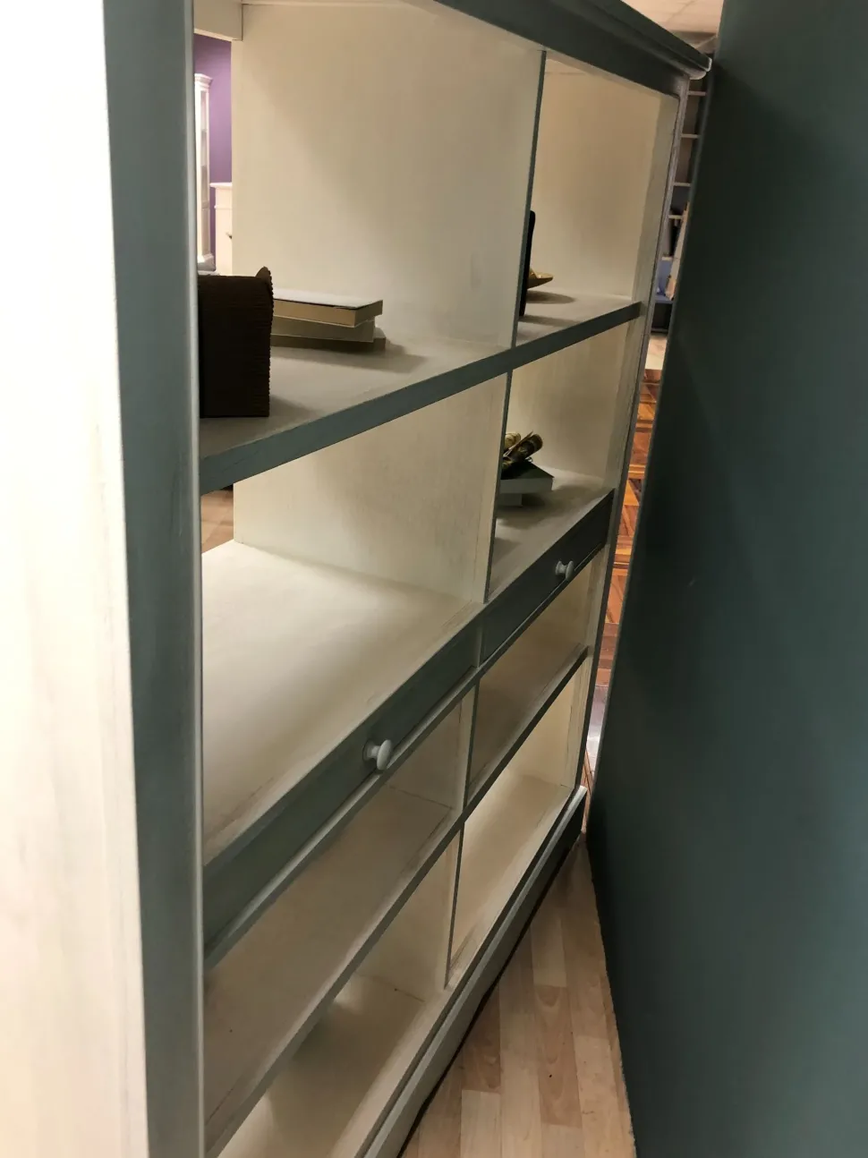 Libreria Artigianale in legno a prezzo Outlet: scopri Provenza