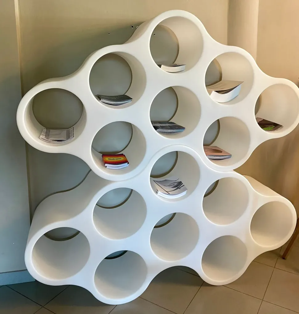 Libreria Cappellini in laccato opaco scontata -23%: scopri Cloud