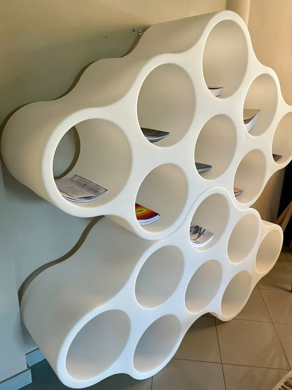 Libreria Cappellini in laccato opaco scontata -23%: scopri Cloud