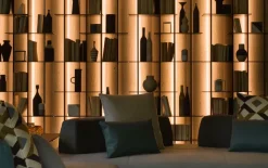 Libreria Cclight stile design di Flou scontata