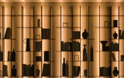 Libreria Cclight stile design di Flou scontata