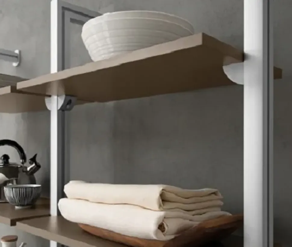 Libreria Domitalia in legno a prezzo Outlet: Ok-4