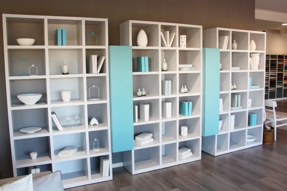 Libreria Febal in laccato opaco scontata -73%: scopri Febal