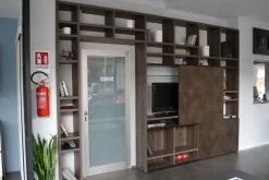 Libreria Fluida stile moderna di Scavolini scontata del 31%