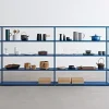 Libreria Freestanding blu denim in stile design di Desalto in OFFERTA OUTLET