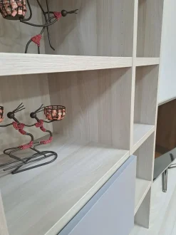 Libreria Giessegi in laminato materico a prezzo scontato: scopri Composizione 155