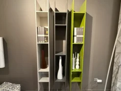 Libreria Jesse in laccato lucido scontata -30%: scopri Buk