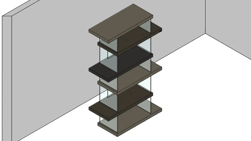 Libreria Lago in laccato opaco scontata -33%: scopri Air - versione 1462