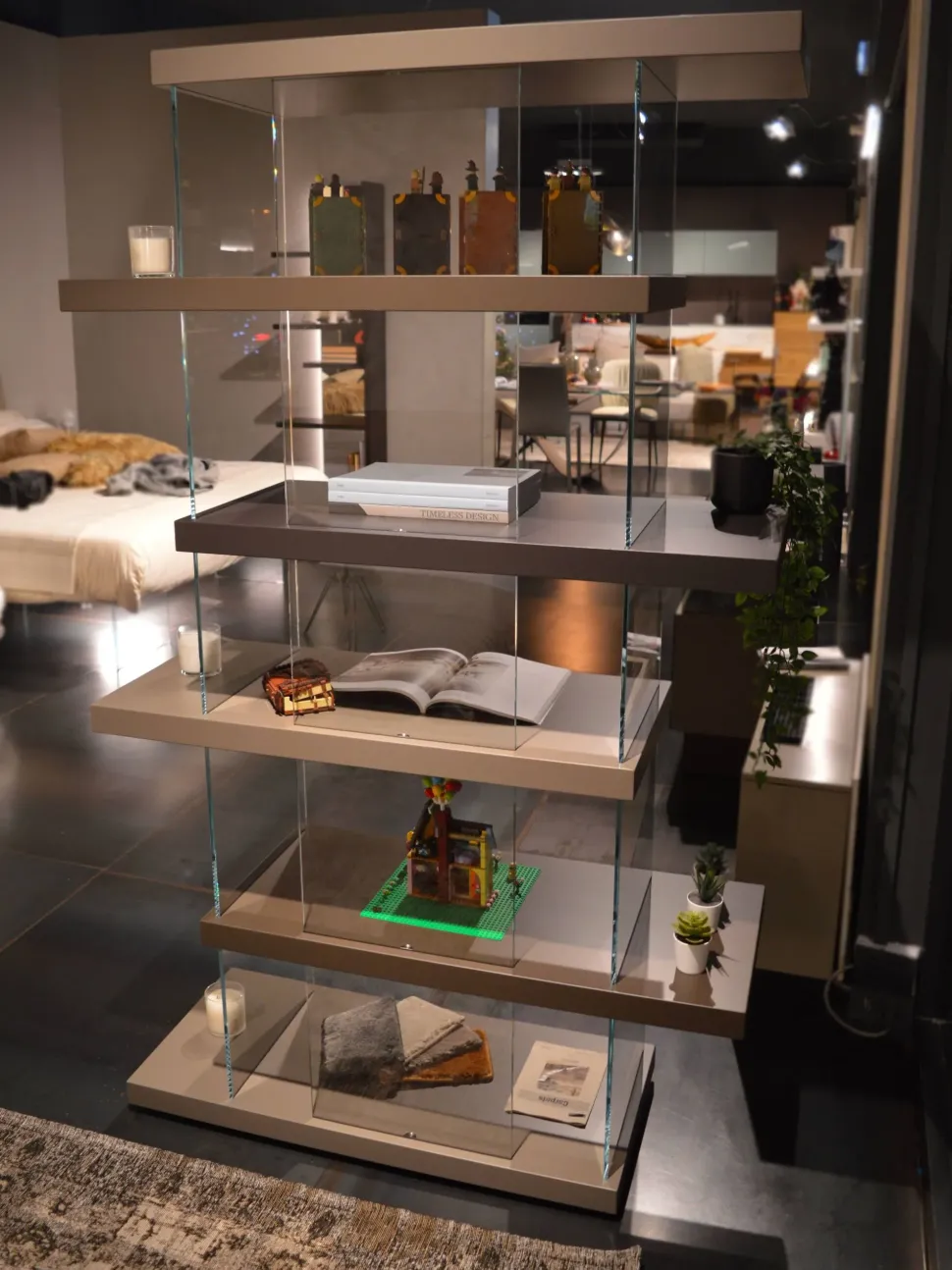 Libreria Lago in laccato opaco scontata -33%: scopri Air - versione 1462