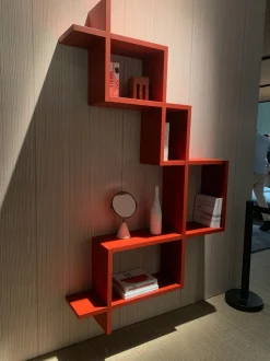 Libreria Lagolinea rubino in stile design di Lago in OFFERTA OUTLET