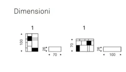 Libreria Latitude stile design di Cattelan italia scontata del 23%