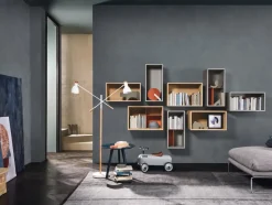 Libreria L5c04 stile moderno L5c04 di Sangiacomo in Offerta Outlet