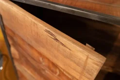 Libreria Libreria con contenitore e cassetti in legno massello in stile design di Artigianale in OFFERTA OUTLET