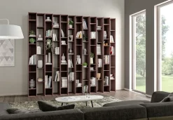 Libreria Living 565 stile moderno di Giessegi scontata del 30%