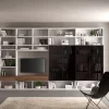 Libreria Living 558 stile moderno di Giessegi scontata del 50%