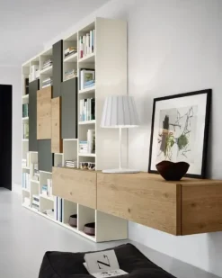 Libreria M5c53 libreria modo stile design di Sangiacomo scontata del 25%