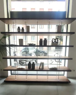 Libreria modello Piano design di Riva 1920 a prezzo riservato