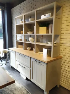 Libreria modello Provenza di Lube cucine in Offerta Outlet