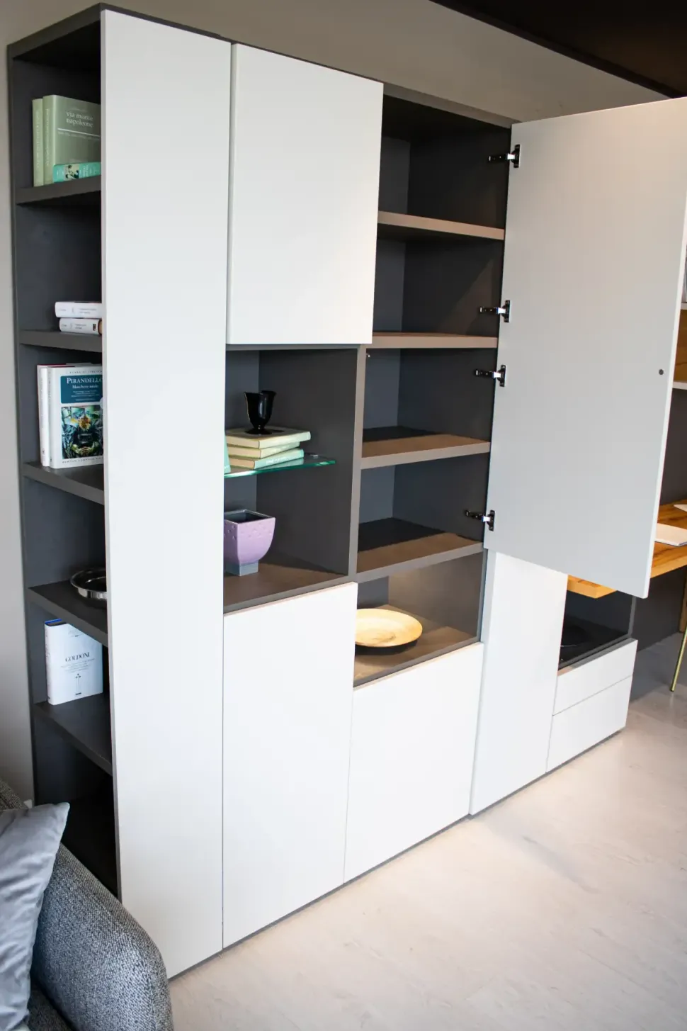 Libreria Modo Sangiacomo in stile moderna a prezzi outlet