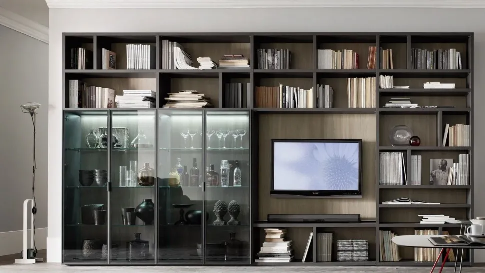 Libreria Orme in laccato opaco in Offerta Outlet: scopri Logico 26