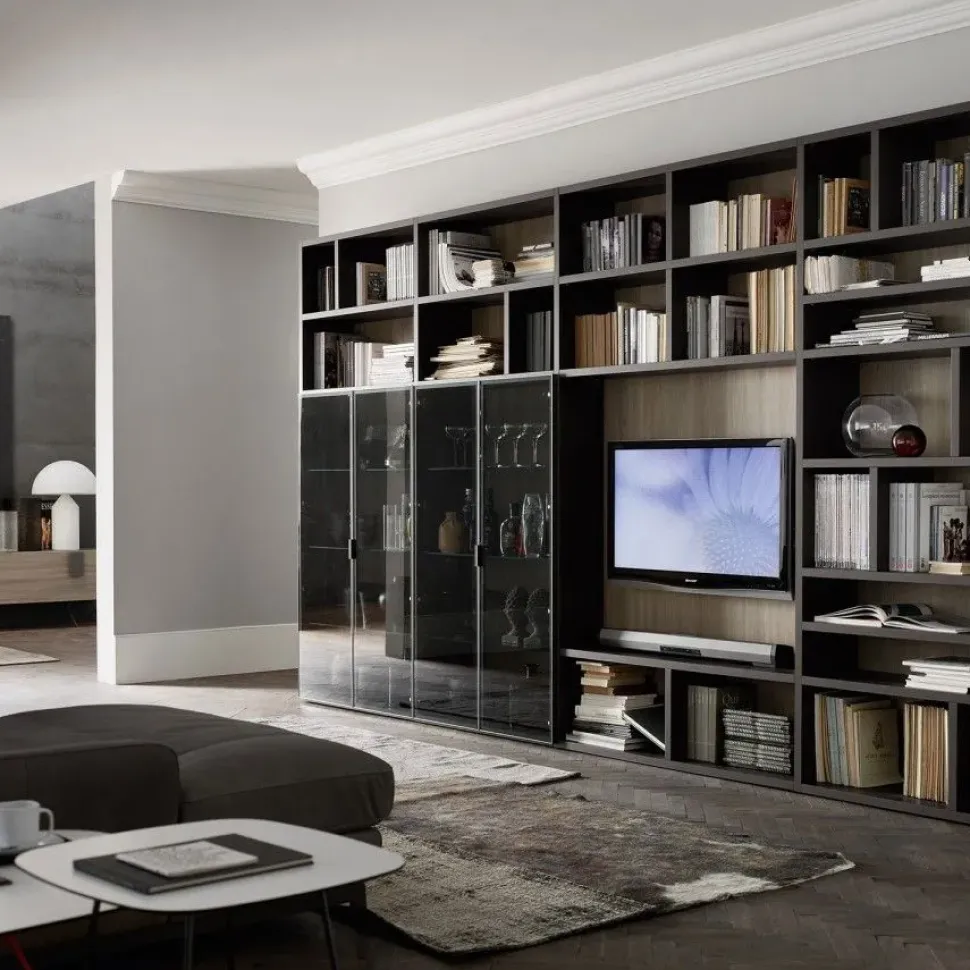 Libreria Orme in laccato opaco in Offerta Outlet: scopri Logico 26